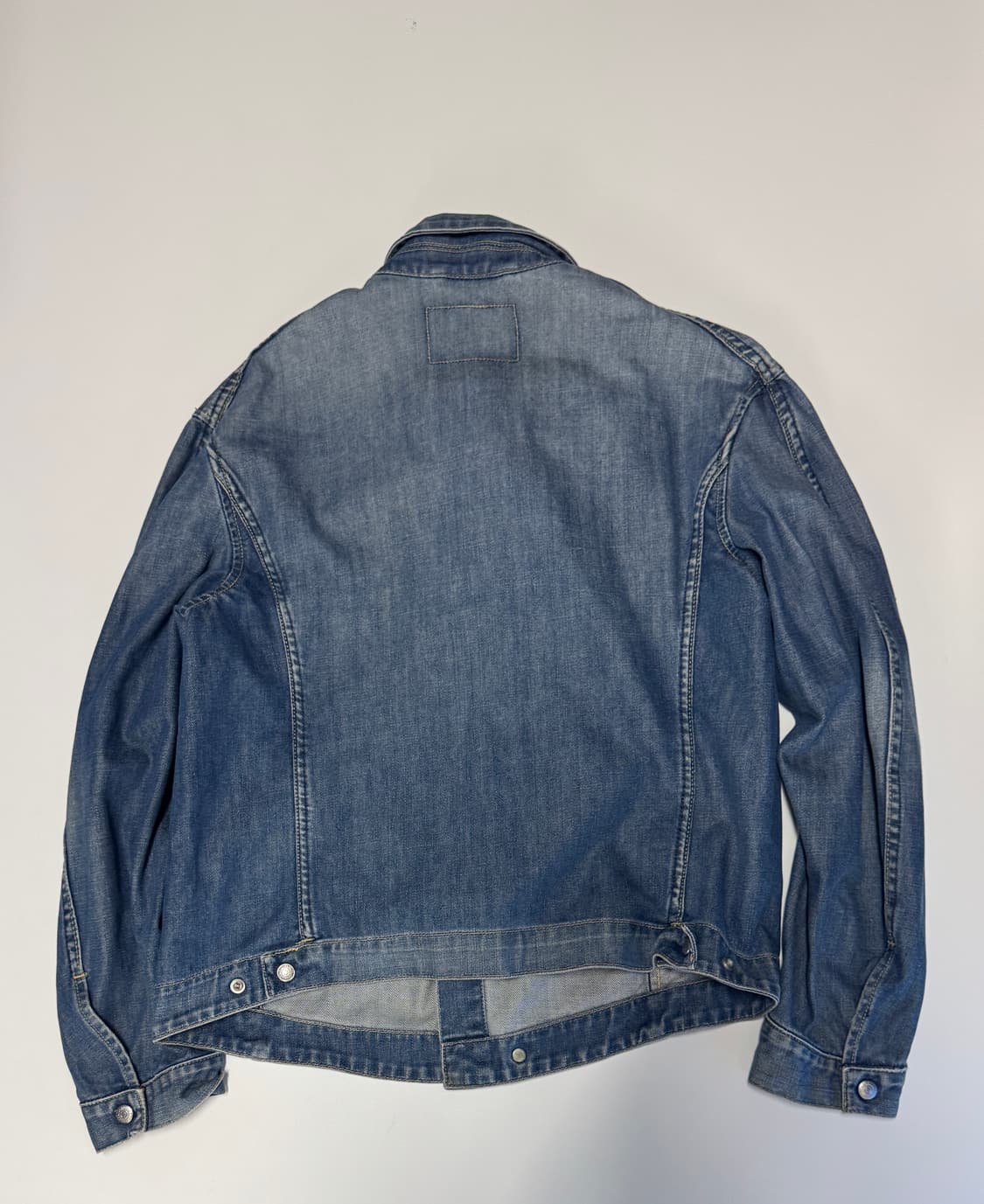 리바이스 엔지니어드진 빈티지 워싱 트러커 데님 자켓 L 상품이미지2