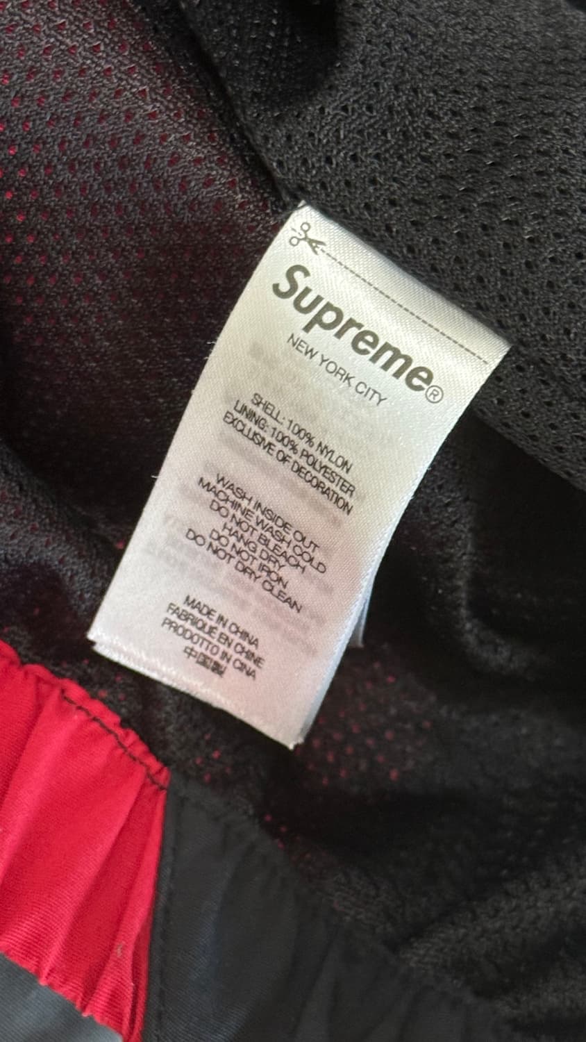 슈프림 S로고 트랙자켓 블랙 M 상품이미지4