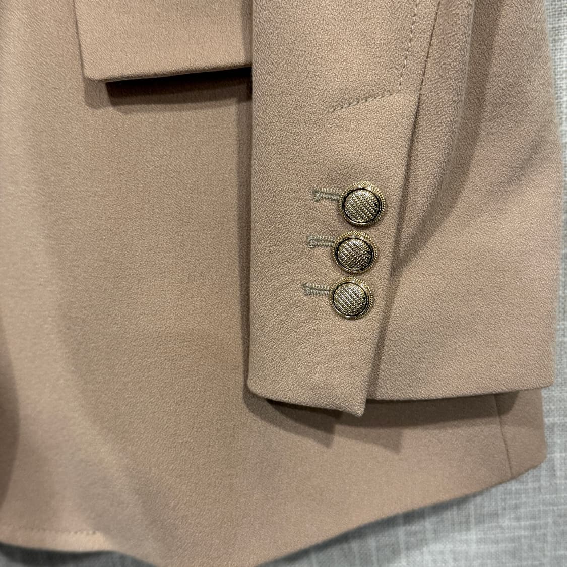 ZARA 자라 금장 자켓 L 베이지 상품이미지4