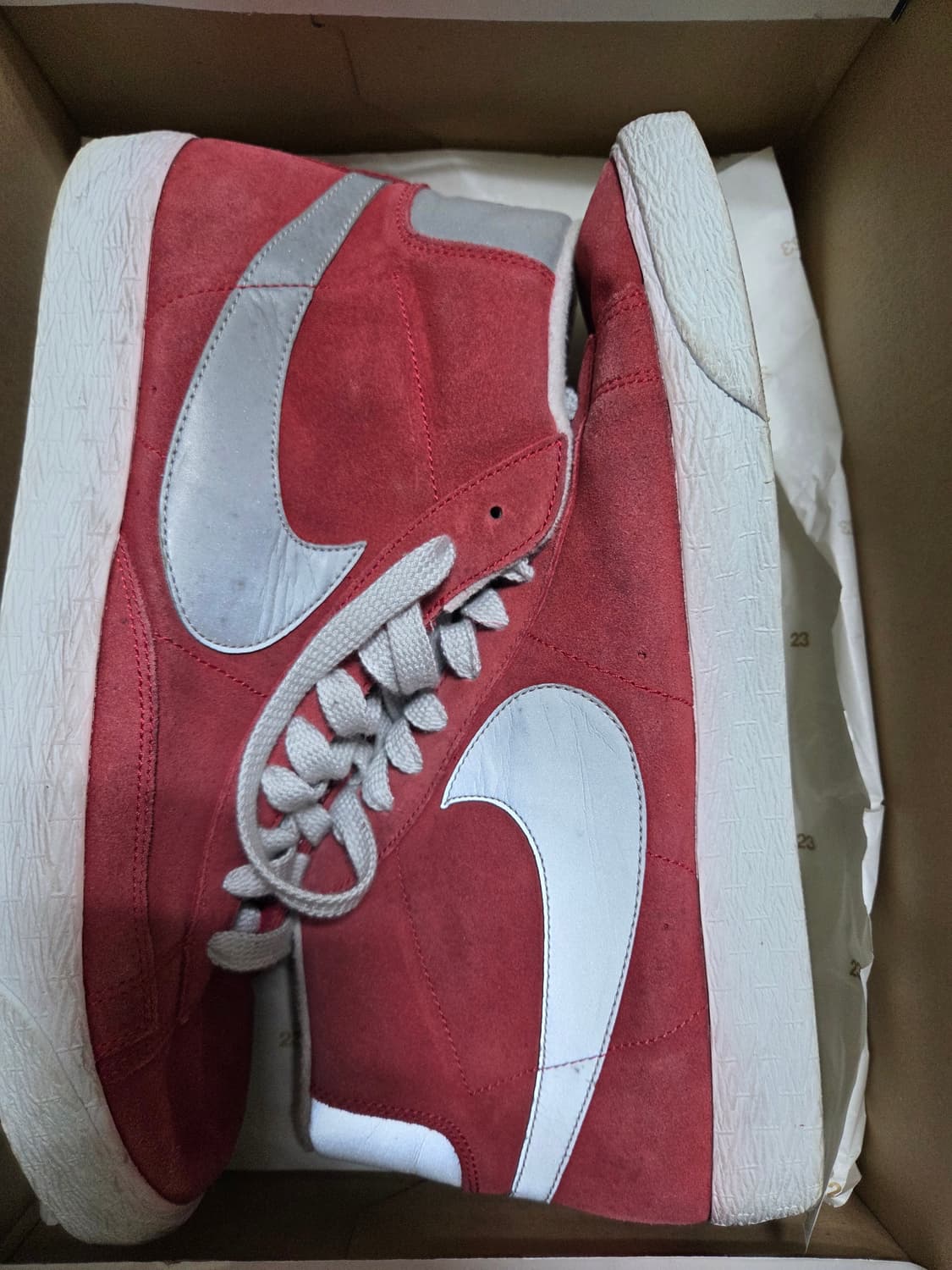 (300) 나이키 블레이저 하이 레드 상품이미지1