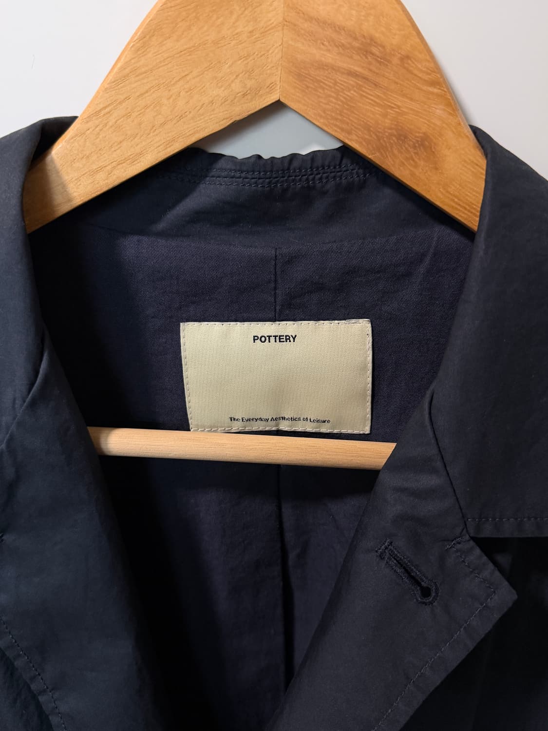 포터리 수피마 코튼 블루종 네이비 2 상품이미지6