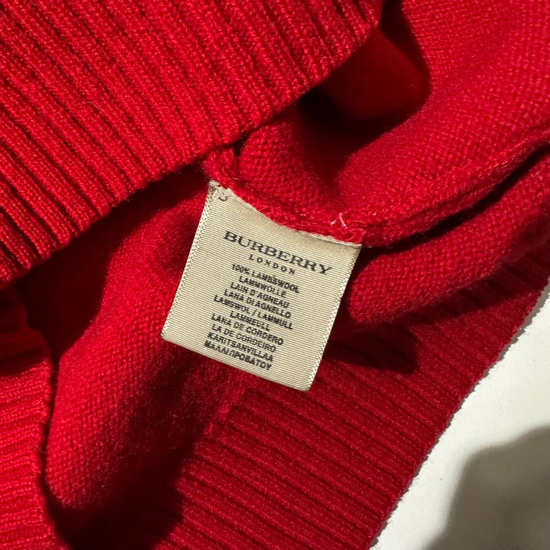 버버리 램스울 하프집업 니트 상품이미지7