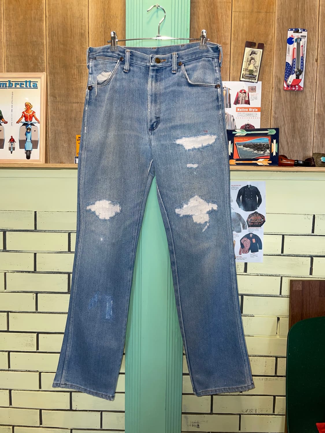 80-90's Vintage Wrangler Slim Fit Jeans 상품이미지1