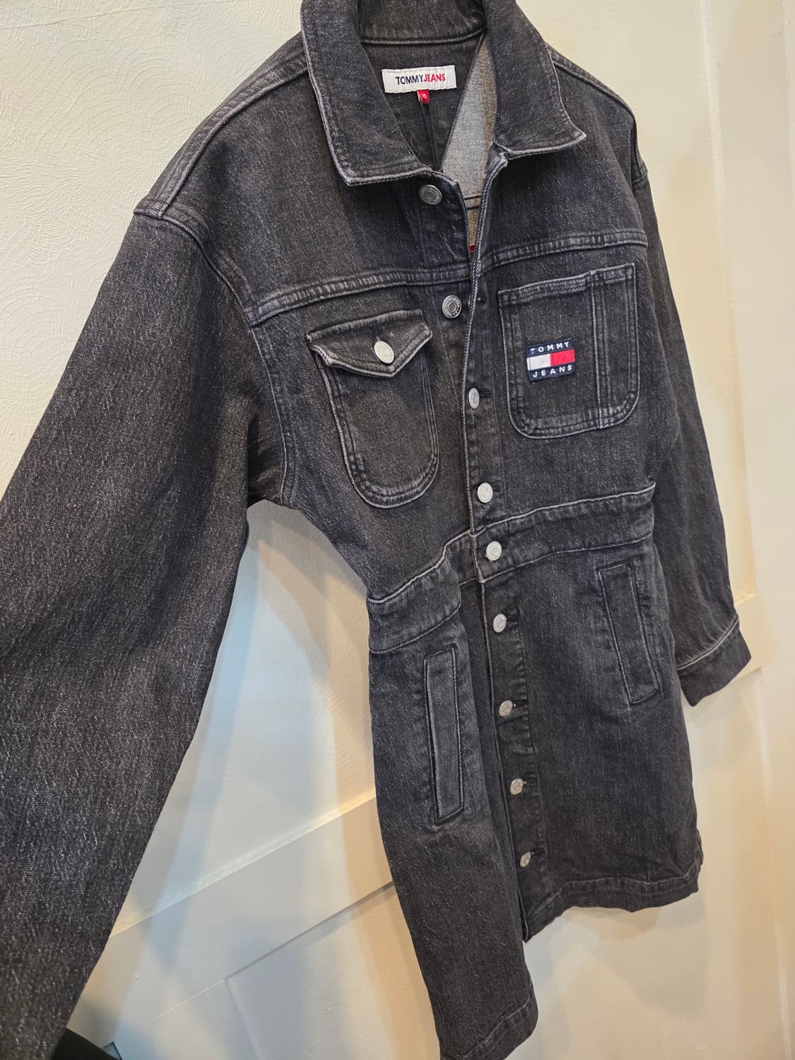 타미진 블랙 데님 원피스XS 상품이미지3