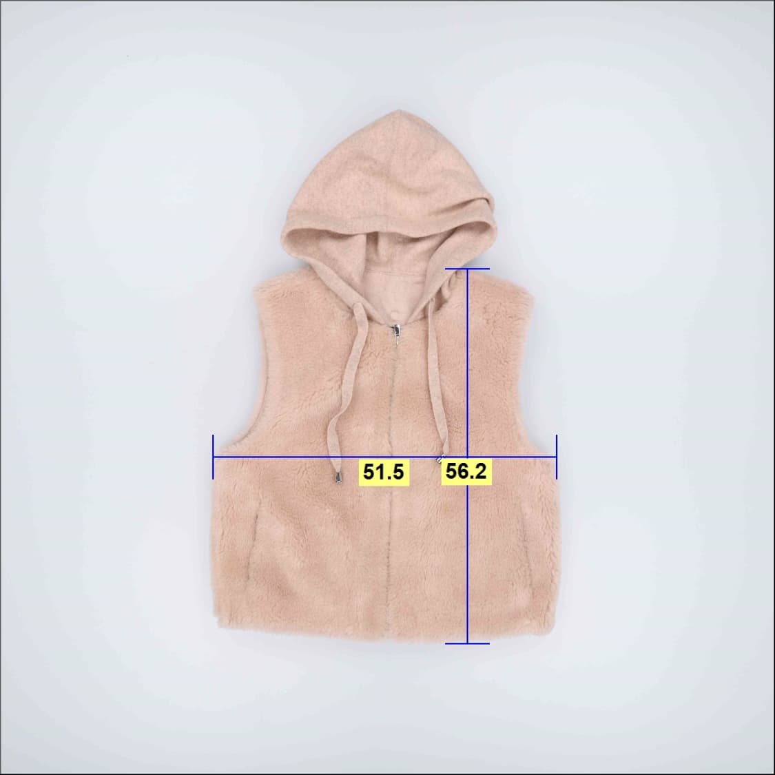 85 더엣지 여성 양모울 퍼조끼 0219H1 상품이미지8