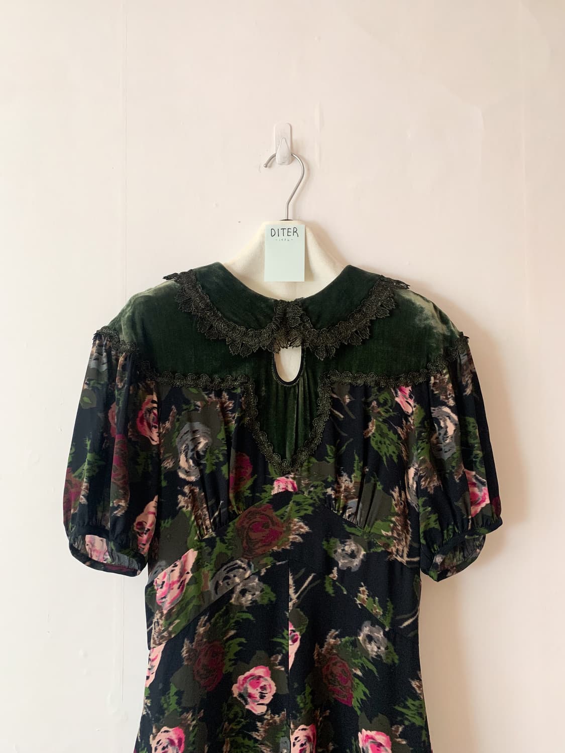 [US4] 안나수이 2017 F/W 플로럴 실크 드레스 상품이미지3