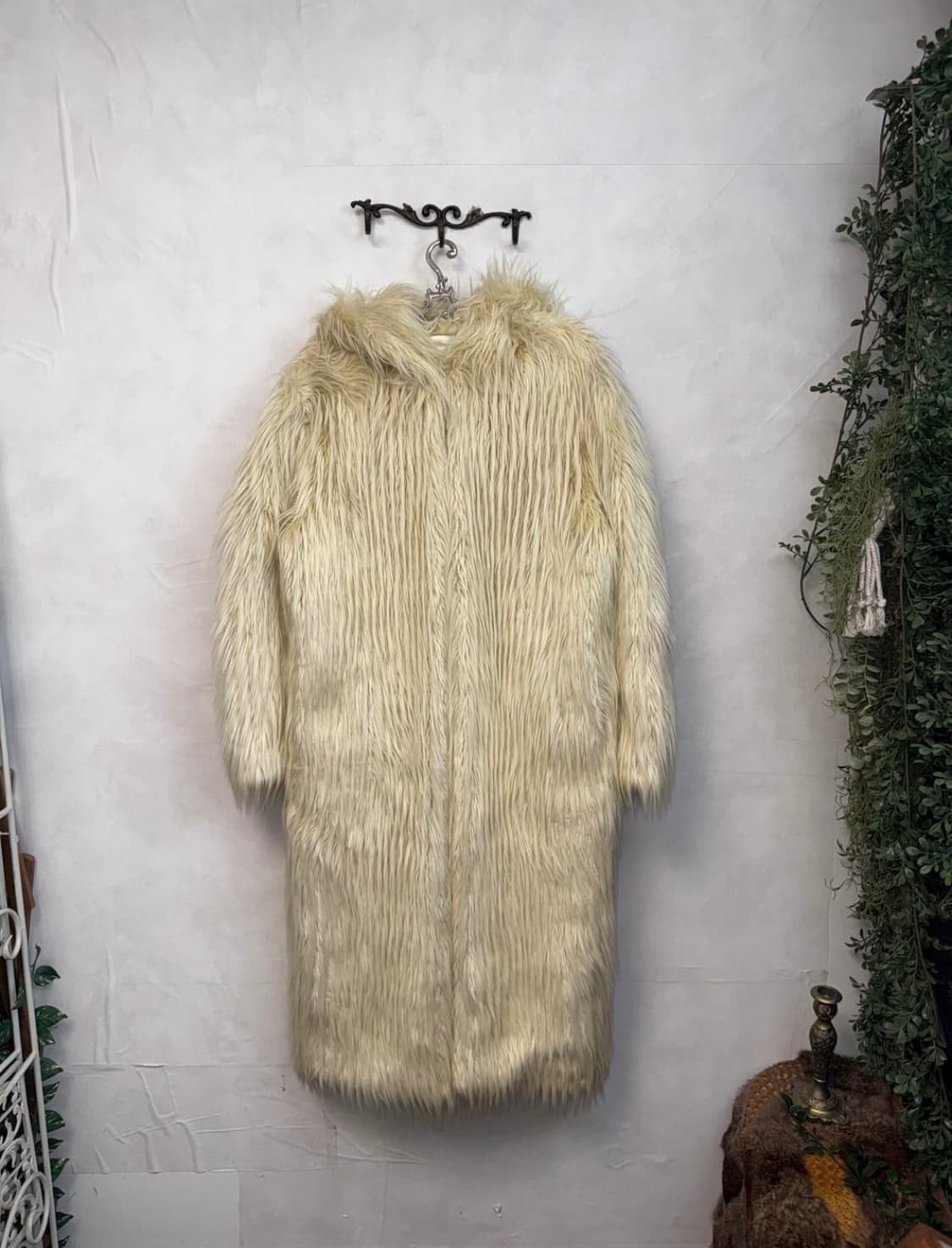 Fur jacket coat long 상품이미지4