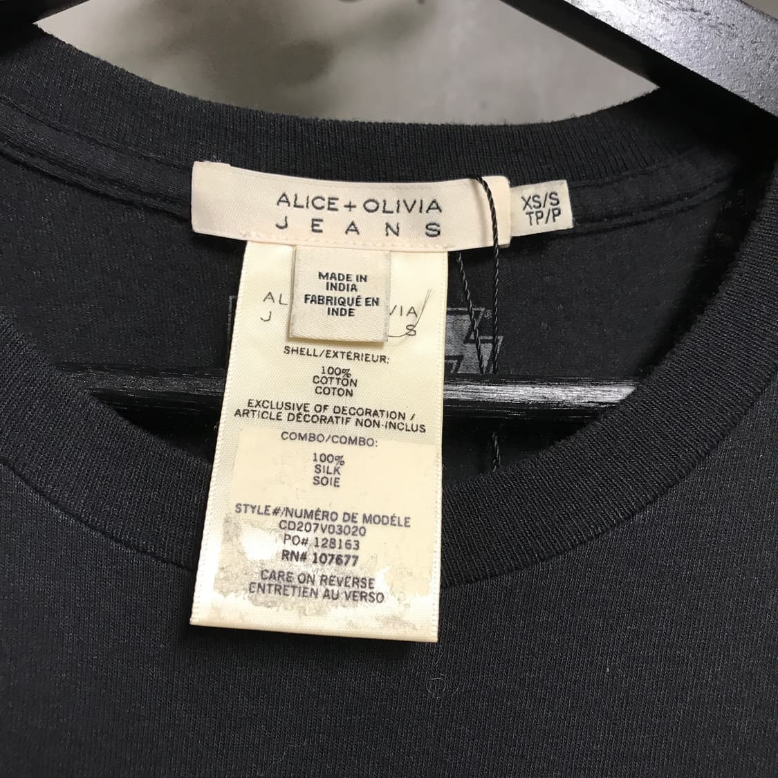 앨리스 올리비아 레오파드 반팔 티셔츠 XS/S(W) 상품이미지5