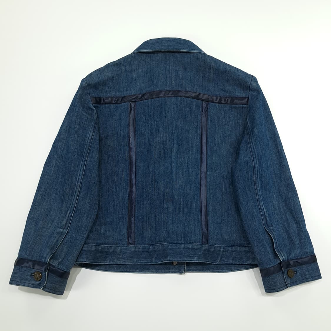 CN829W M CELINE 올드 셀린느 데님 트리밍 자켓 상품이미지7