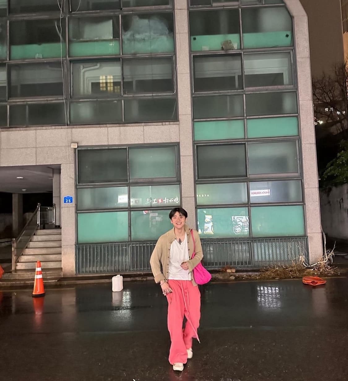 온리스웻팬츠 뉴 벌룬 와이드 스웻팬츠 핑크 트레이닝 바지 상품이미지3