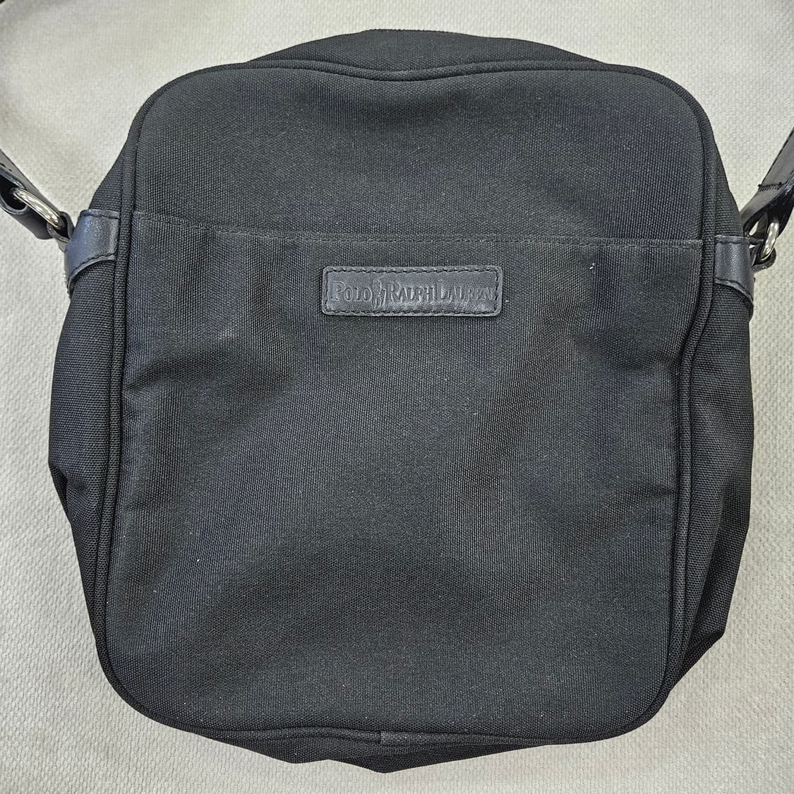 [실측확인] 폴로 랄프로렌 캔버스 가죽 크로스백 0120Y2 상품이미지3