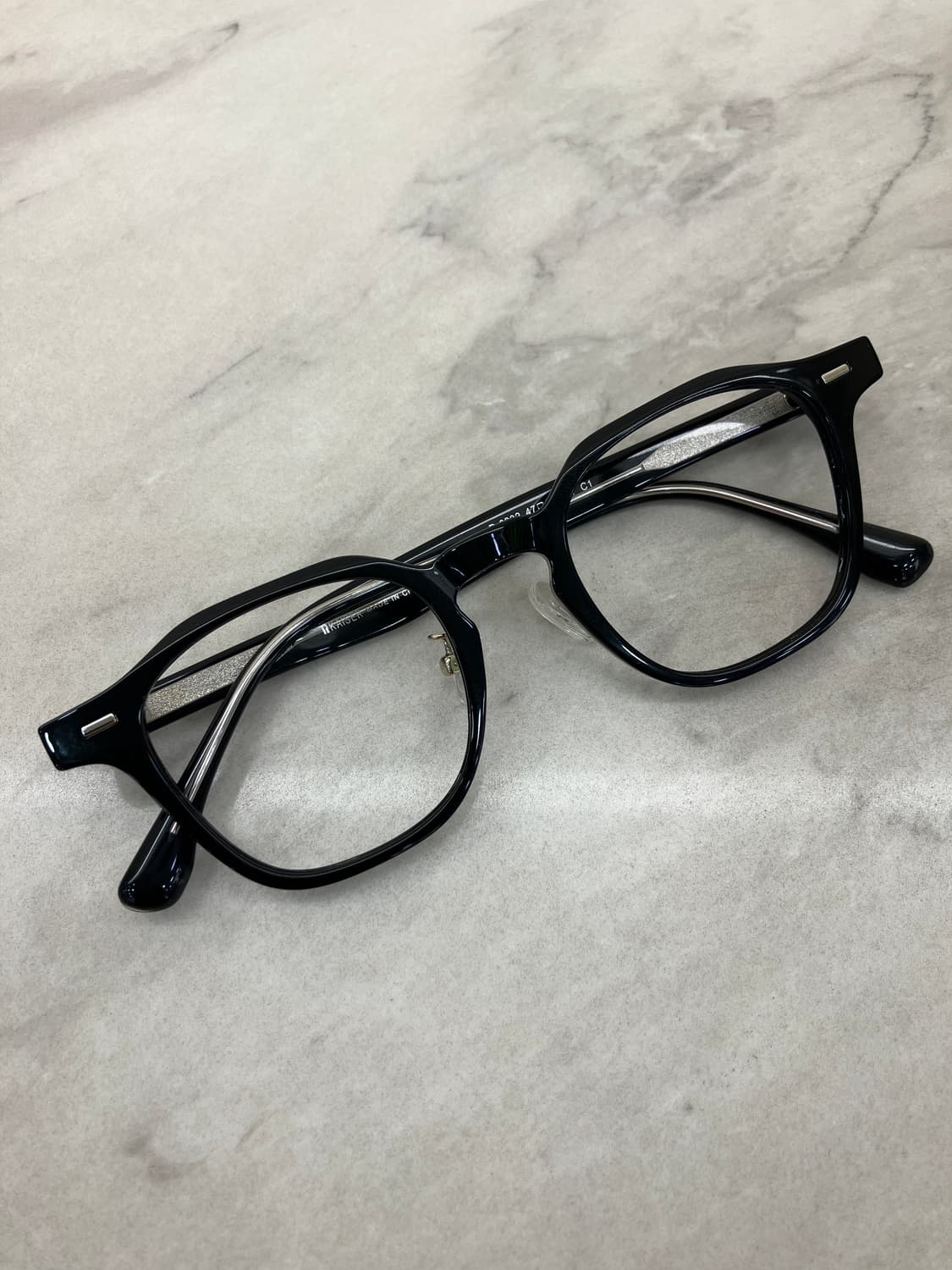 B78 KS 유광 블랙 웰링턴 뿔테 안경6832 상품이미지1