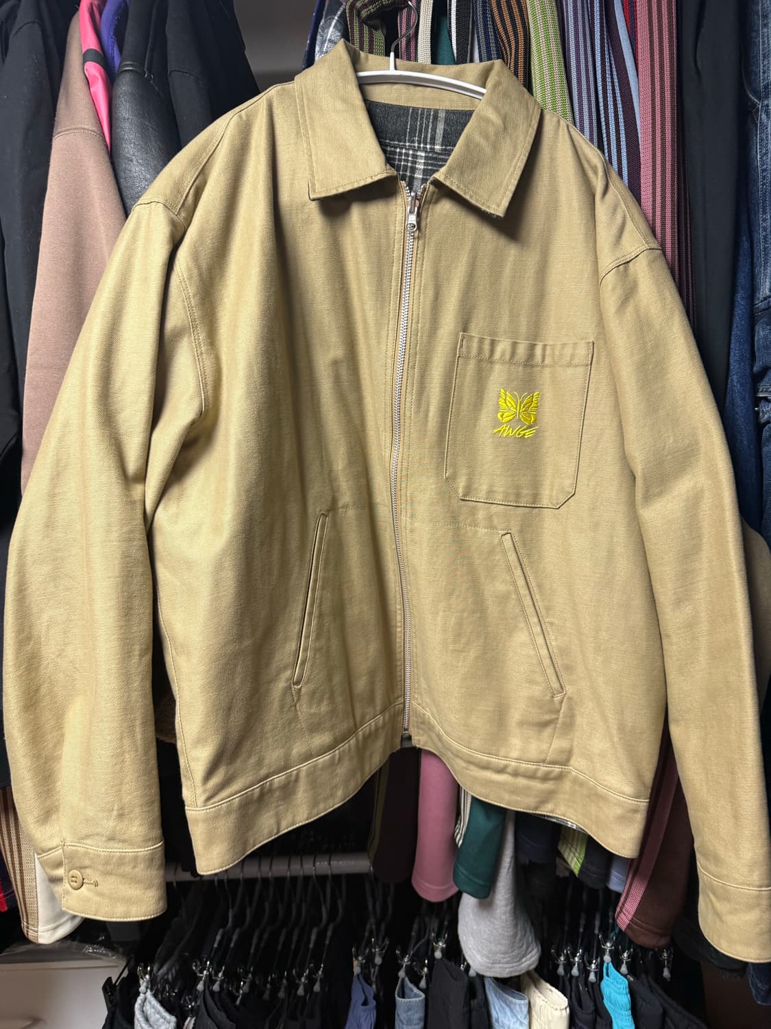 니들스 X AWGE 리버시블 워크 자켓  상품이미지1