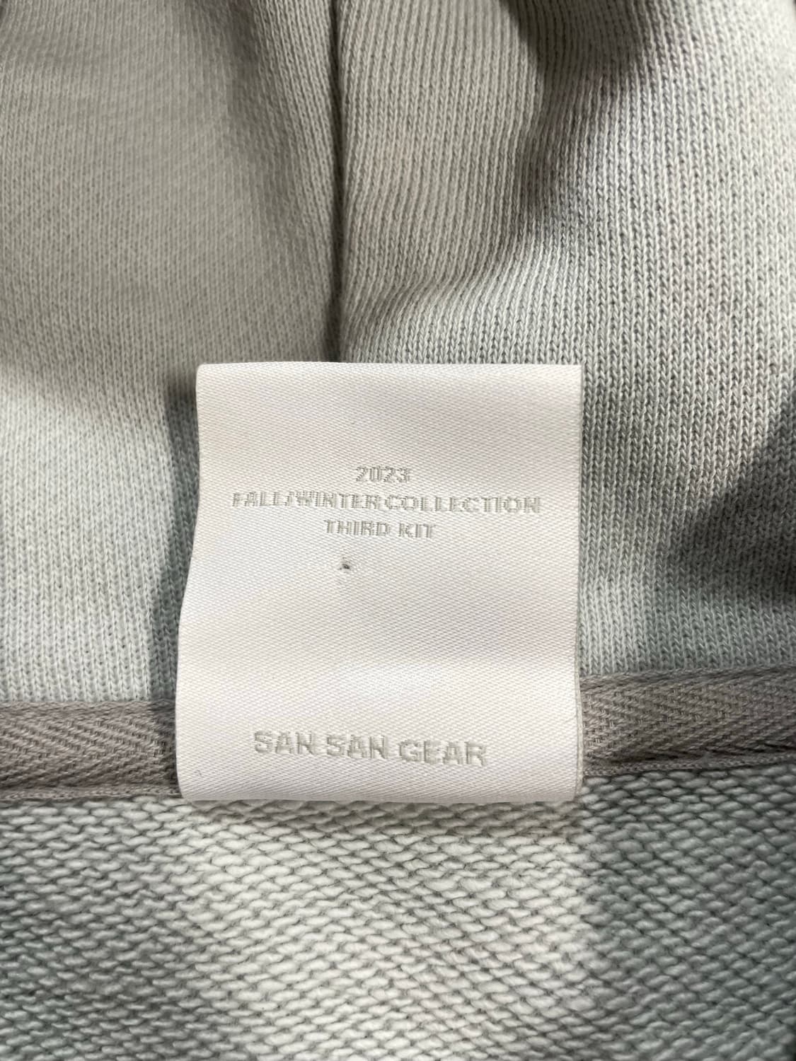 산산기어 23fw 레글런 후디 그레이 상품이미지8