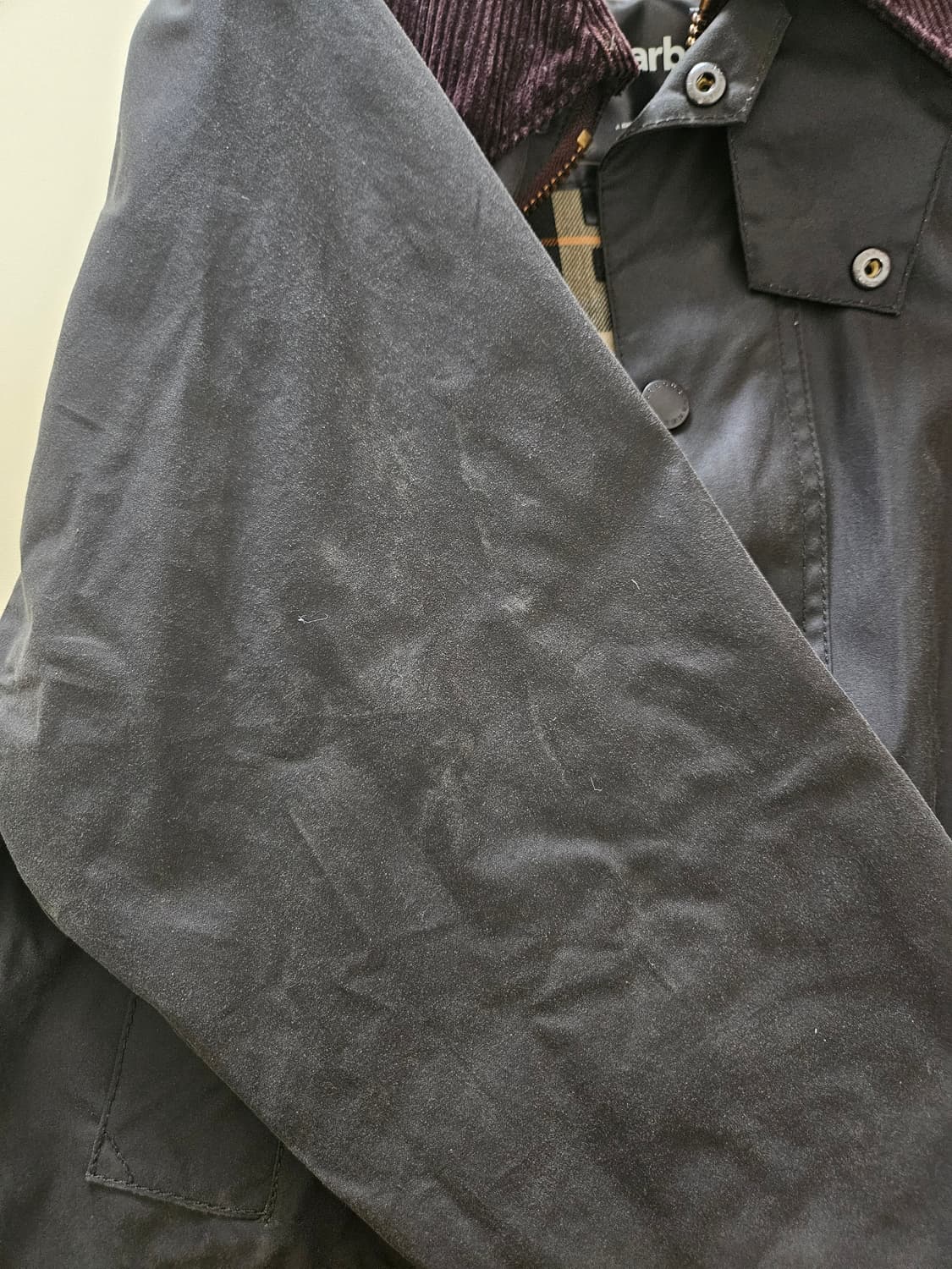 바버 비데일(Bedale) 세이지/ - 세탁&리왁싱 완료 상품이미지8