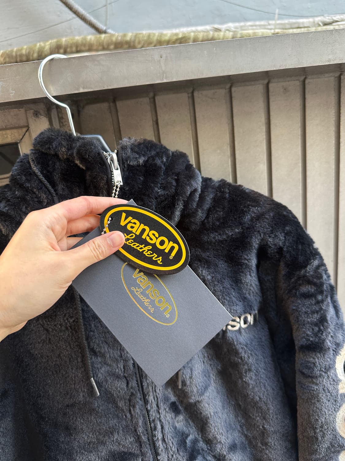 RARE VANSON reversible camo fur jacket 상품이미지3