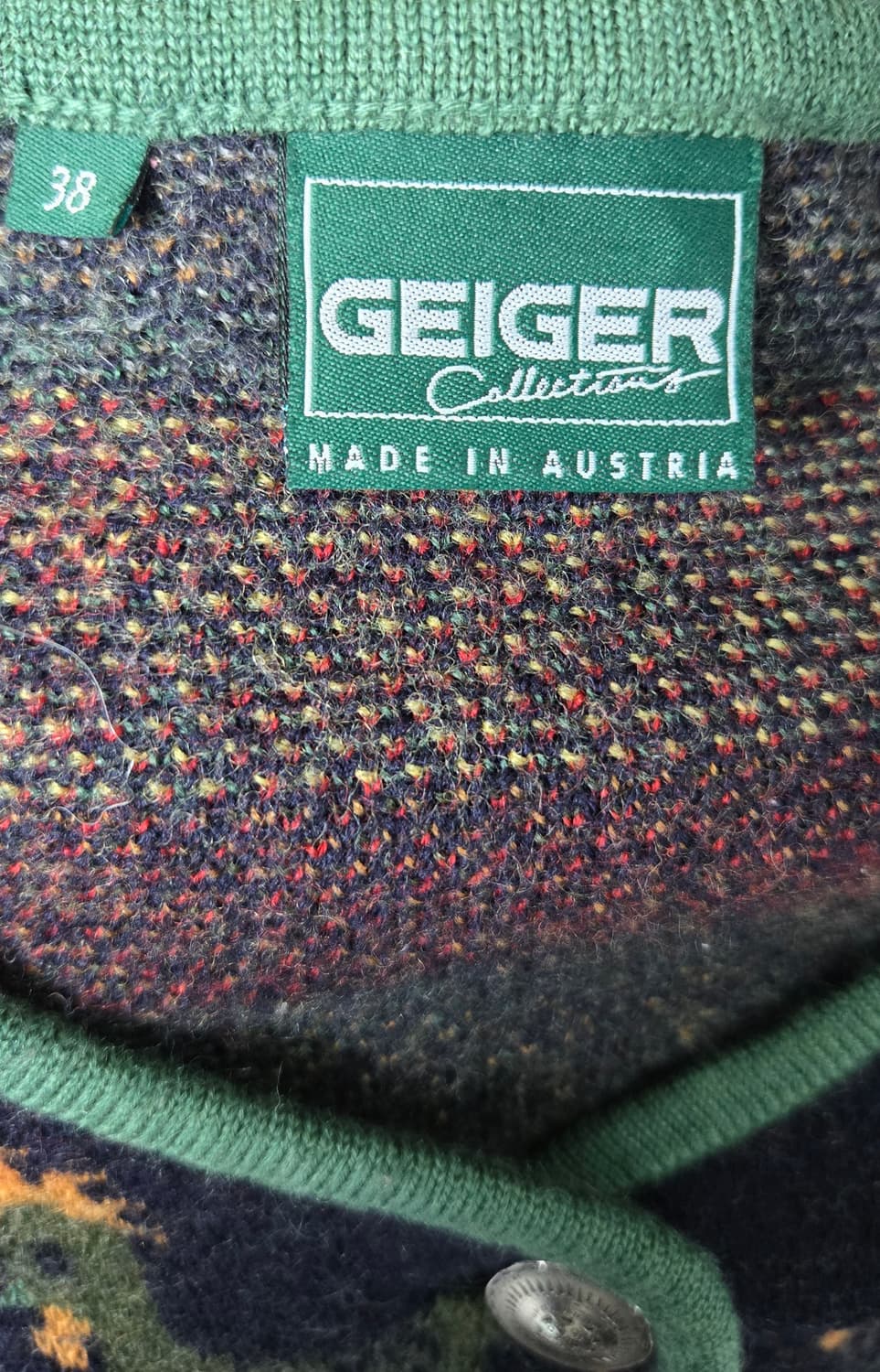 오스트리아 가이거Geiger 빈티지 니트자켓 상품이미지6