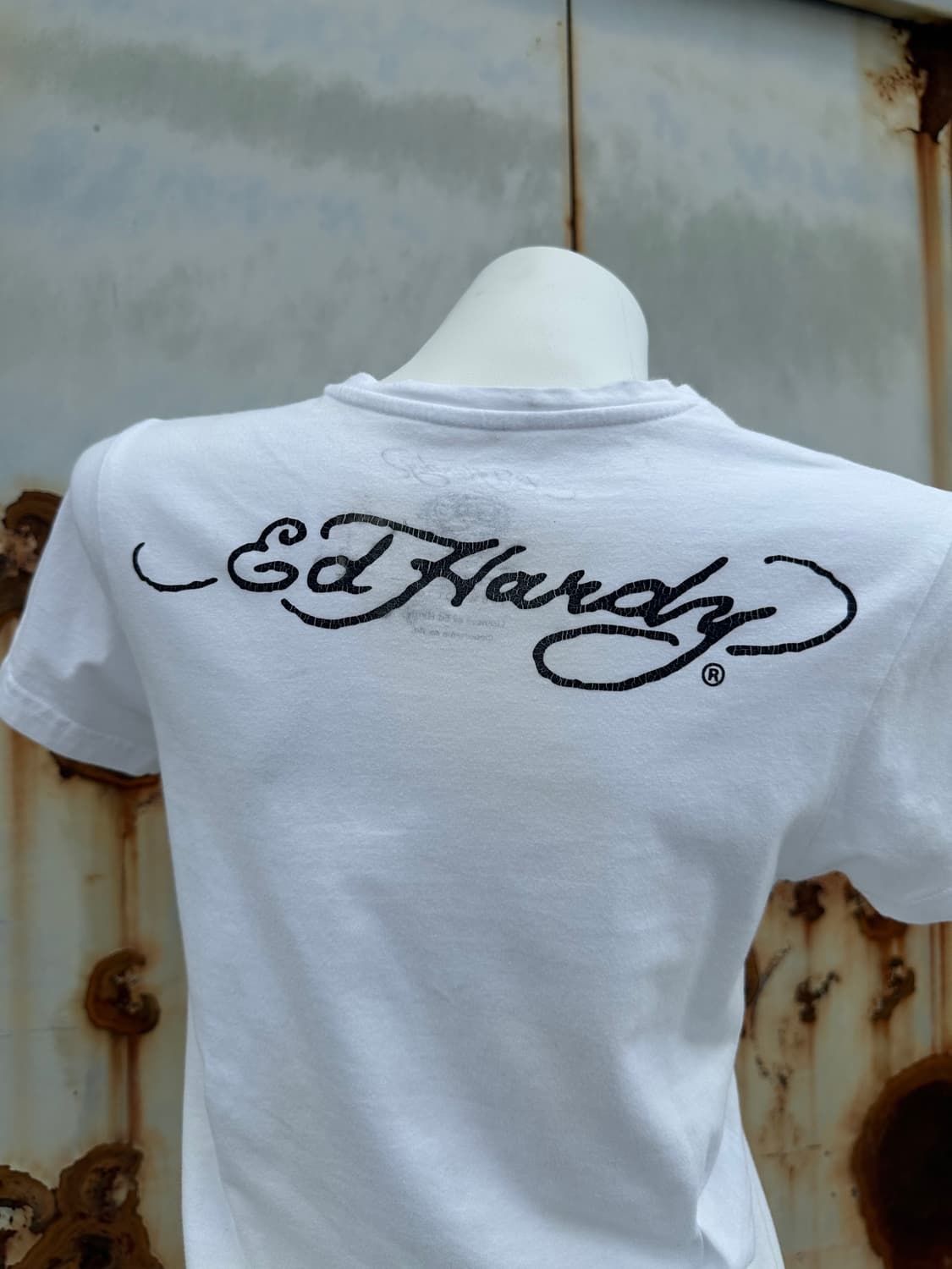 🎸Ed Hardy 화이트 스컬 프린팅 티셔츠🎸 상품이미지7
