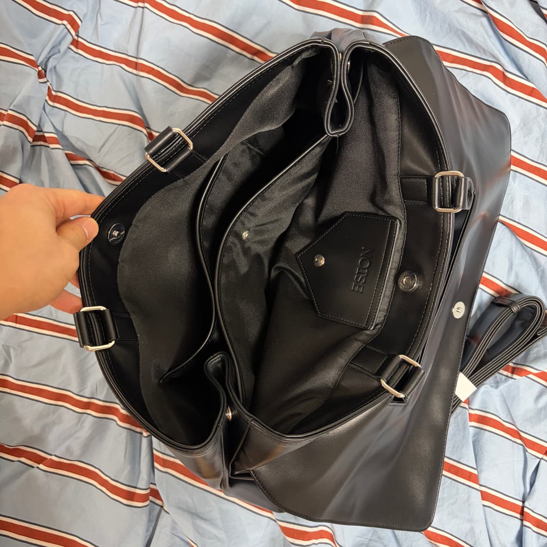 NOISE 블랙 서류가방 숄더백ㄷ 상품이미지4