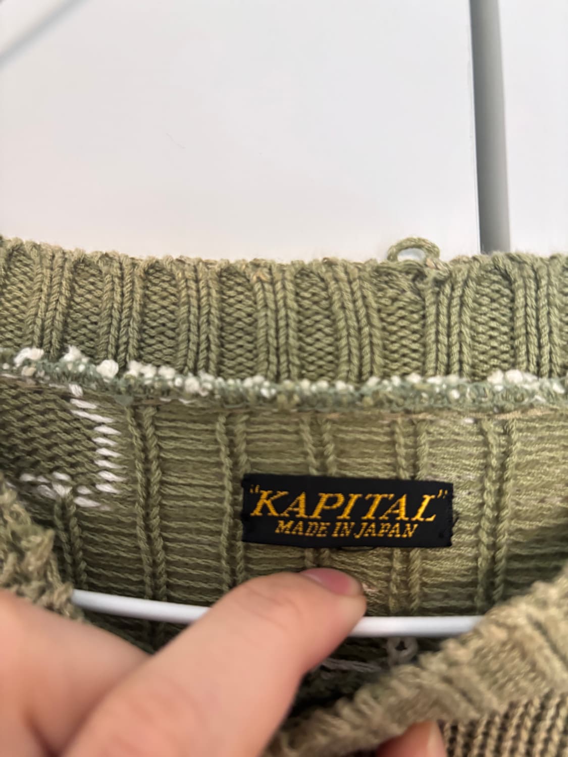 캐피탈 본 니트 1사이즈 판매합니다 상품이미지3