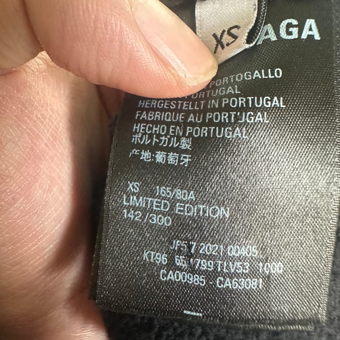 발렌시아가 람슈타인 블랙후드티 XS 상품이미지4