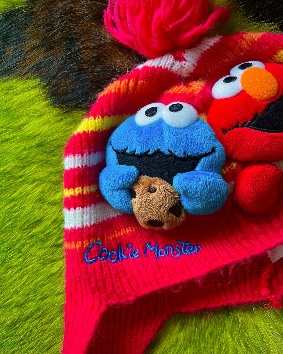 Old UNIVERSAL STUDIOS 3D Elmo Beanie 상품이미지5