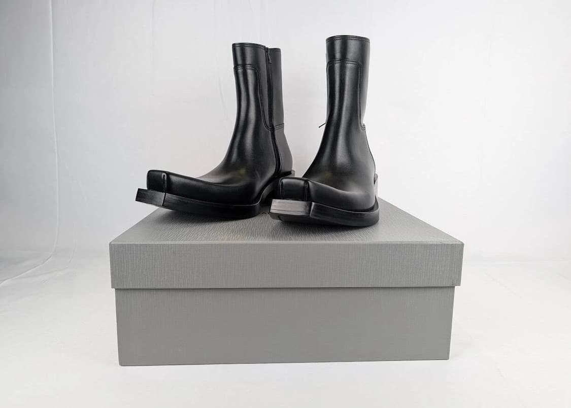 발렌시아가 산티아고 부티 앵클 부츠 블랙 40사이즈 상품이미지7