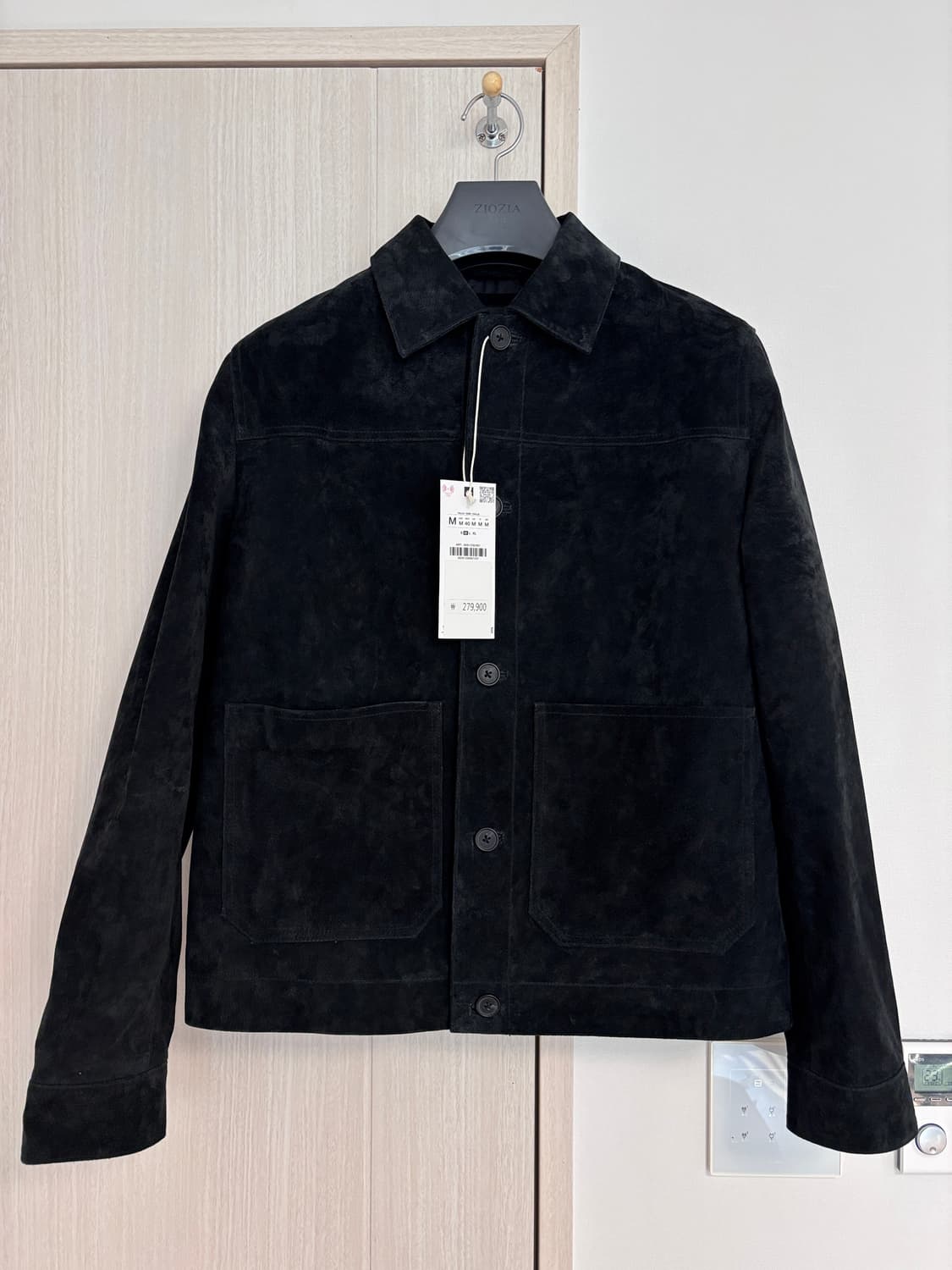 새상품) M 100 자라 리얼 스웨이드 자켓 상품이미지1