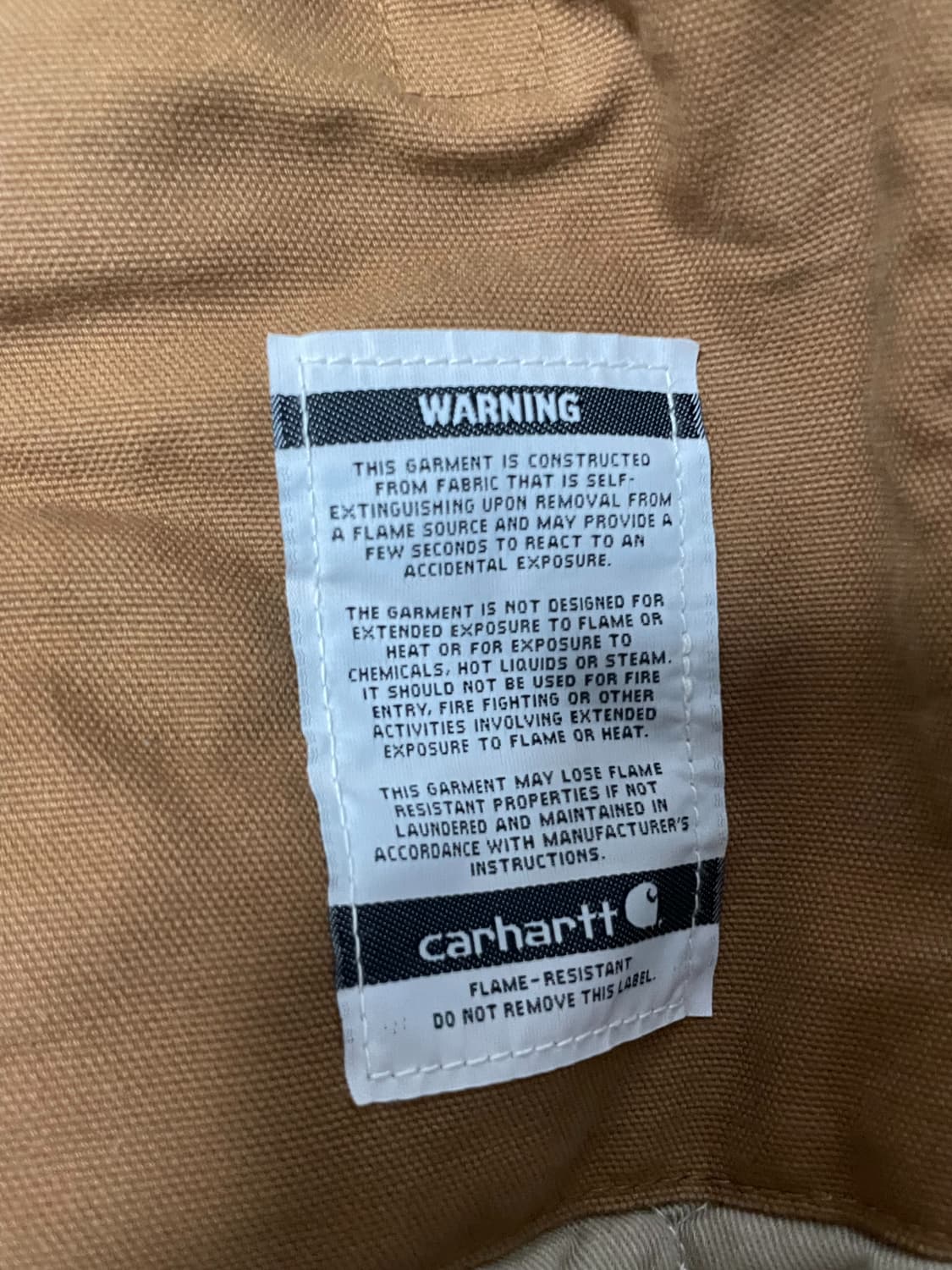 칼하트 fr 방염 액티브자켓 M (FRJ184) 상품이미지7