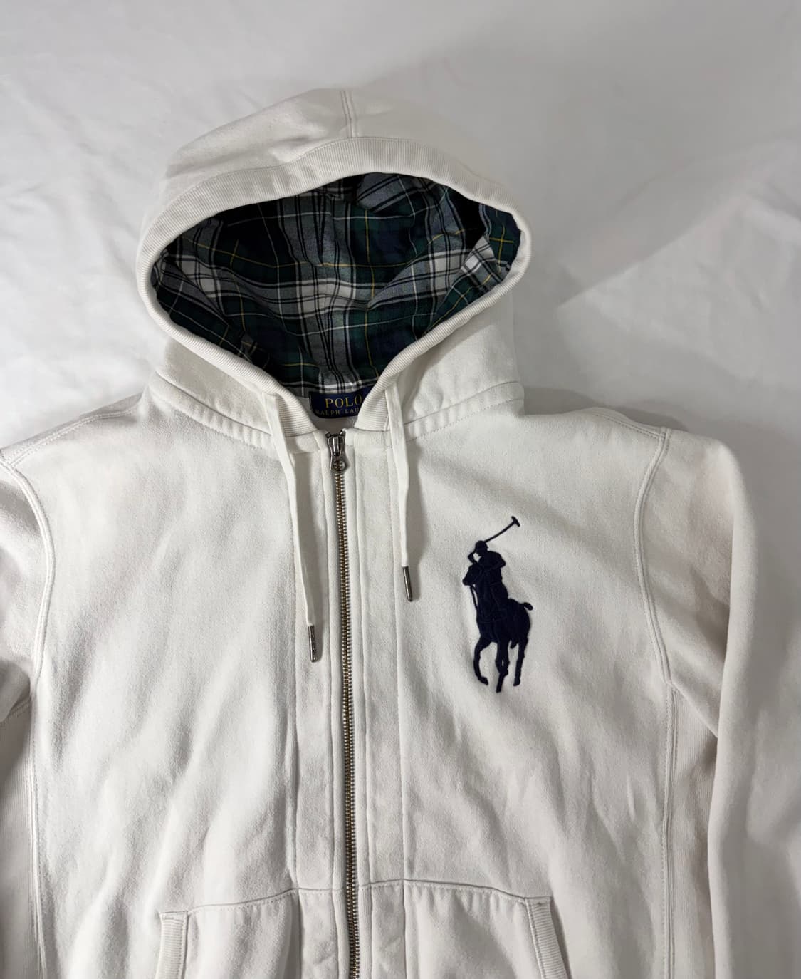 폴로 랄프로렌 빅포니 체크 후드집업 상품이미지2