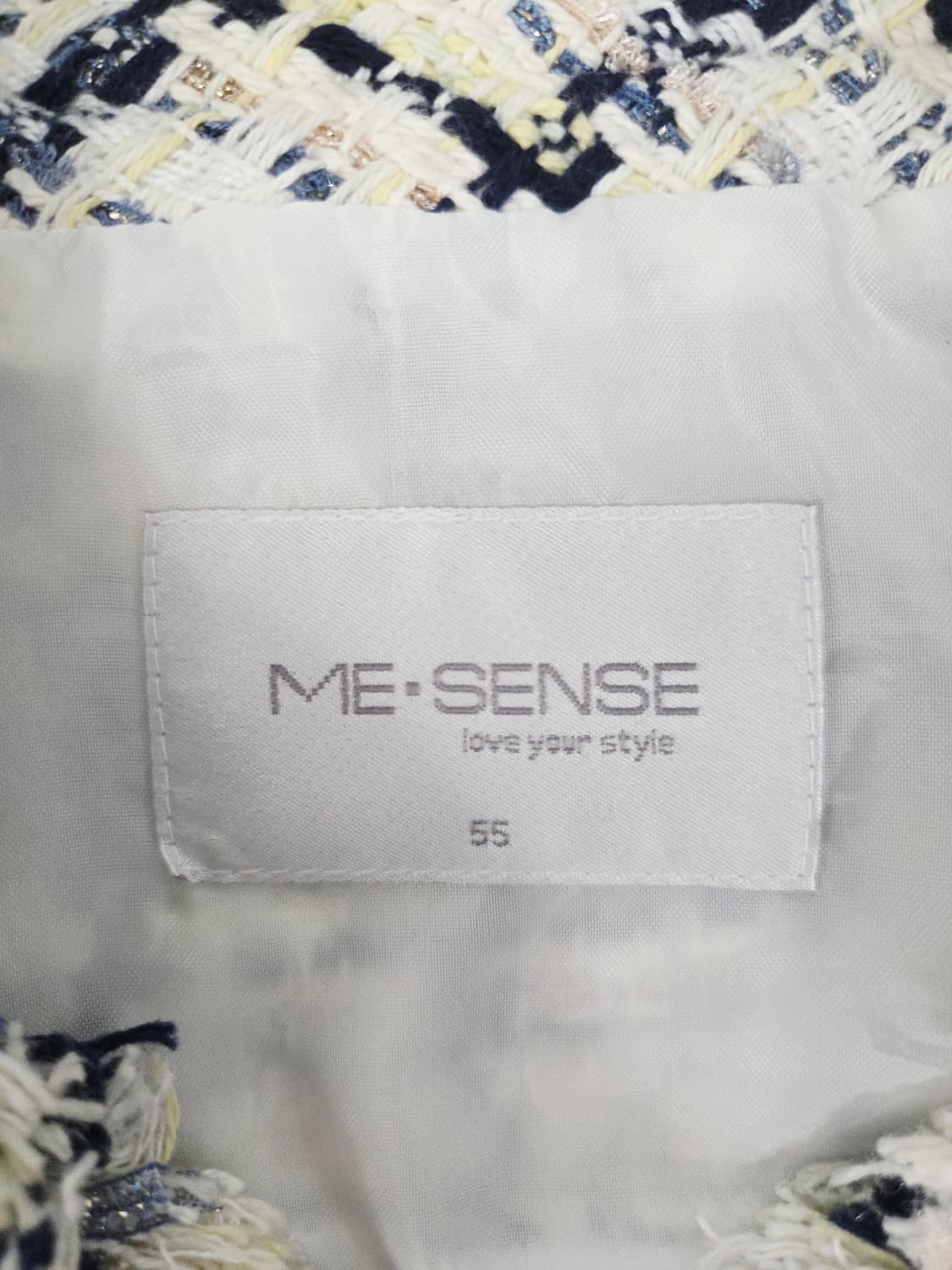 미센스(ME-SENSE) 수술 디테일 트위드 자켓 상품이미지7