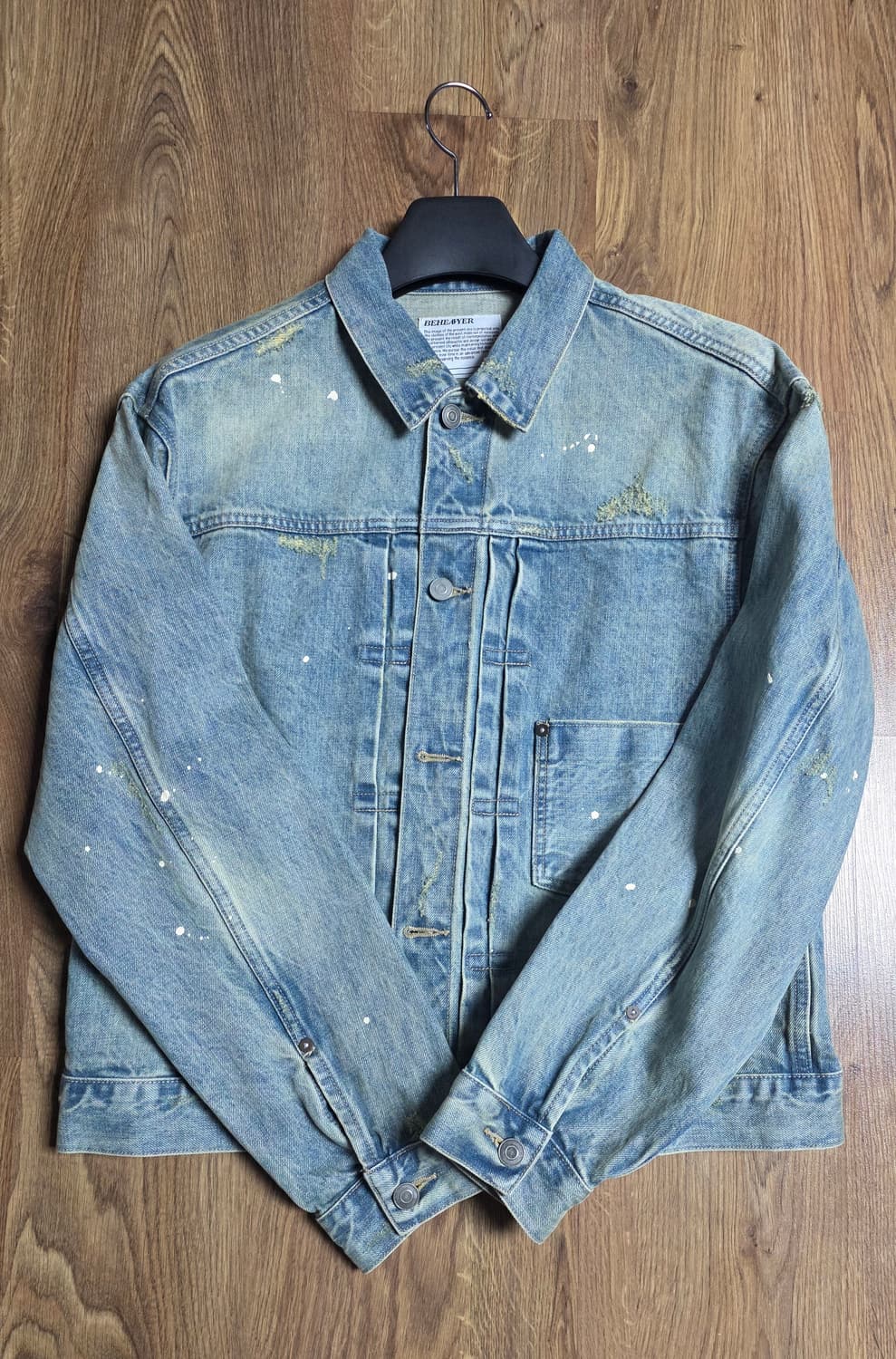 비헤비어 Distressed Type1 Denim Jacekt 3 상품이미지4