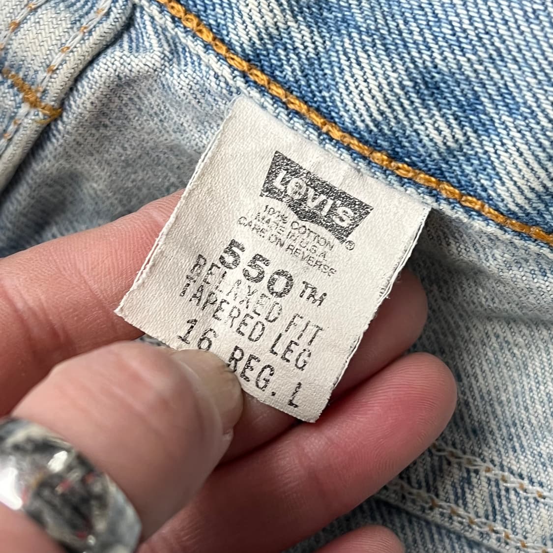 usa 리바이스 550 데님팬츠 s10087 상품이미지6