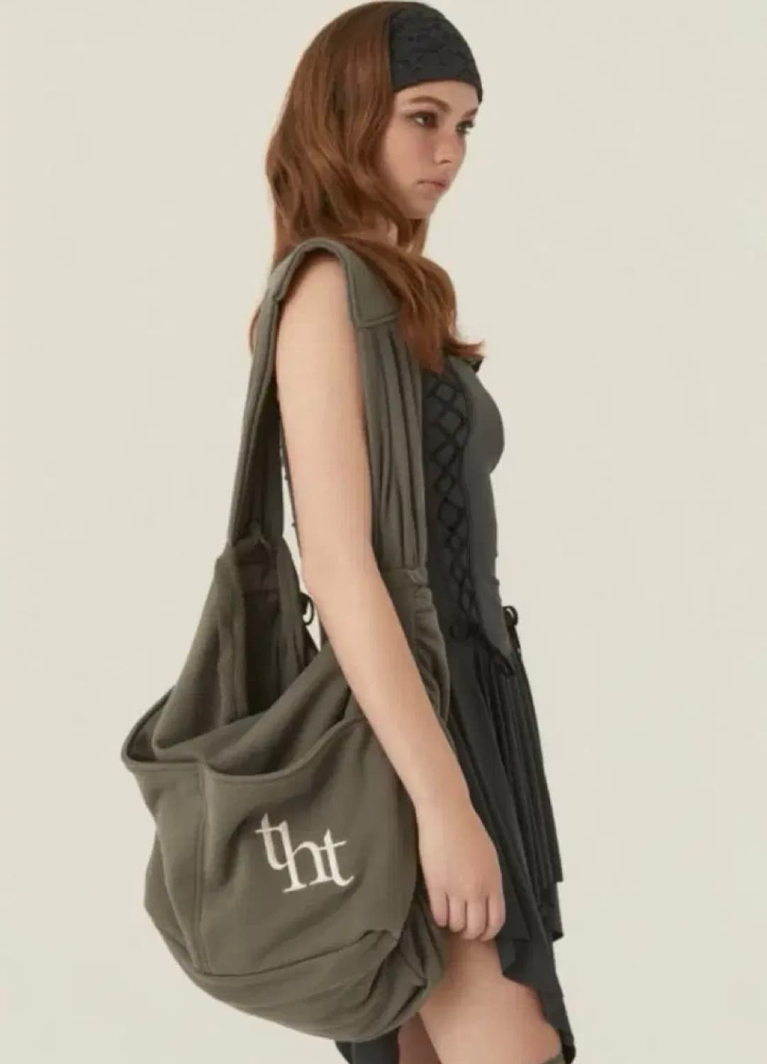 쓰리타임즈 먼치킨 백 차콜 상품이미지1