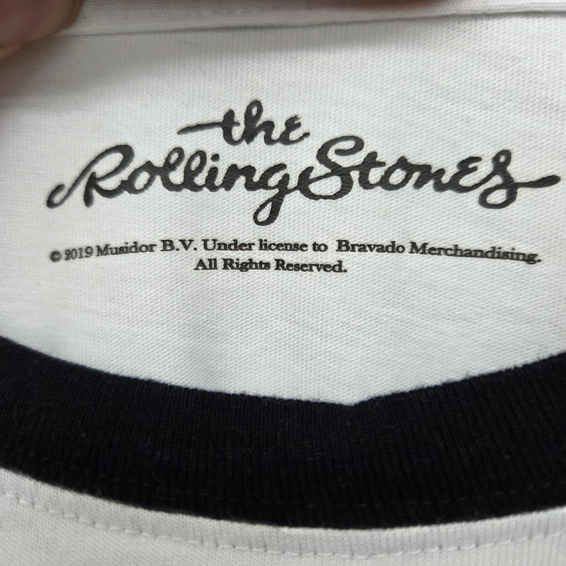 더 롤링 스톤즈 링거 티셔츠 화이트 여s 상품이미지4