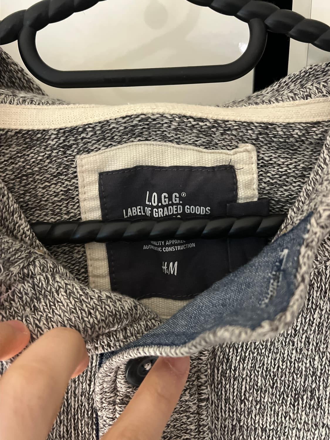 H&M 니트 후디 상품이미지3