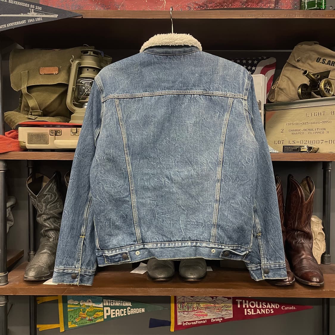 리바이스 타입 3 쉐르파 진청 데님 트러커 자켓 상품이미지2