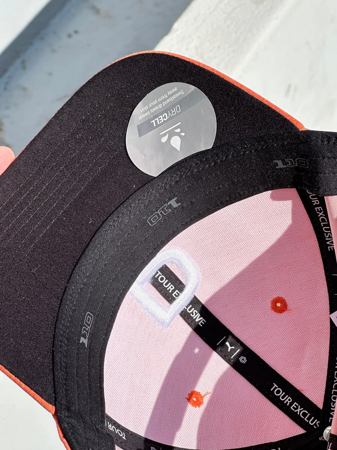 [F] 푸마 P로고 라이트 오렌지 볼캡 모자 상품이미지5