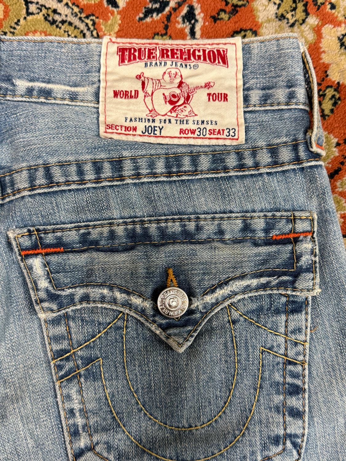 트루릴리전 조이 연청 부츠컷 데님팬츠 30 상품이미지4