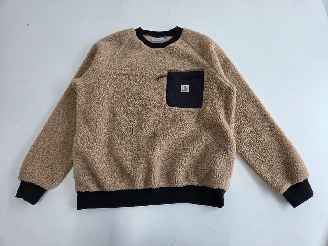 칼하트 WIP 프렌티스 라이너 플리스 맨투맨 베이지 L 상품이미지1