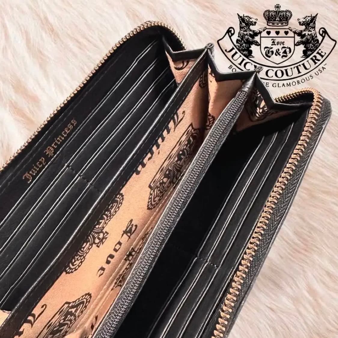 [2002] 쥬시꾸뛰르 벨벳 지갑 초코브라운 상품이미지8