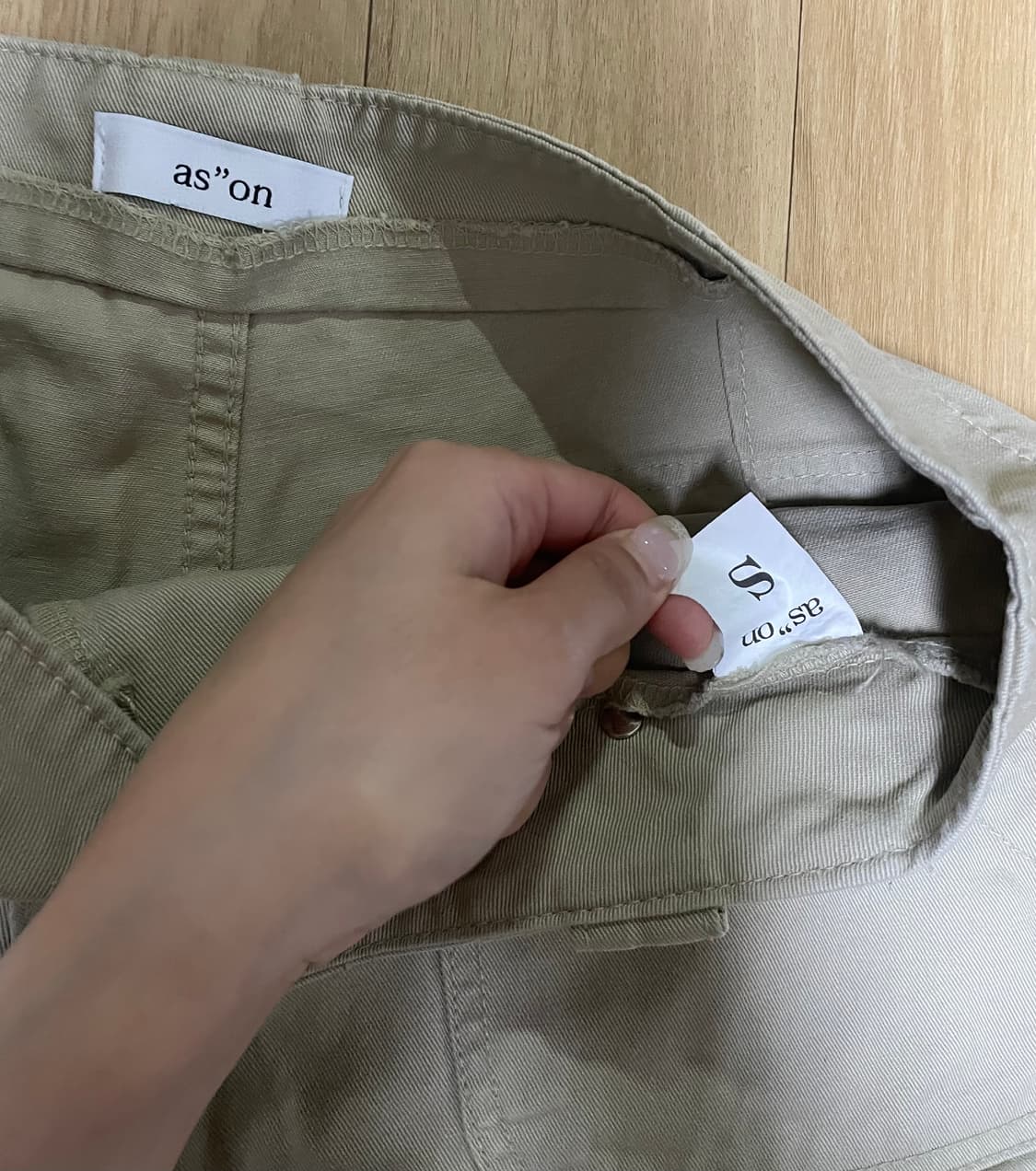 애즈온 제드 카고팬츠 JED CARGO PANTS / BEIGE(S) 상품이미지9