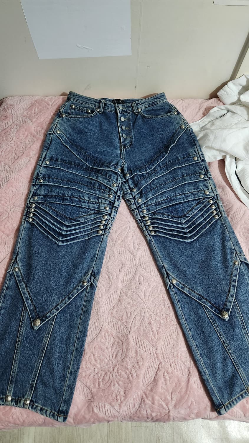 떠그클럽 스터드 데님 팬츠 2 상품이미지1