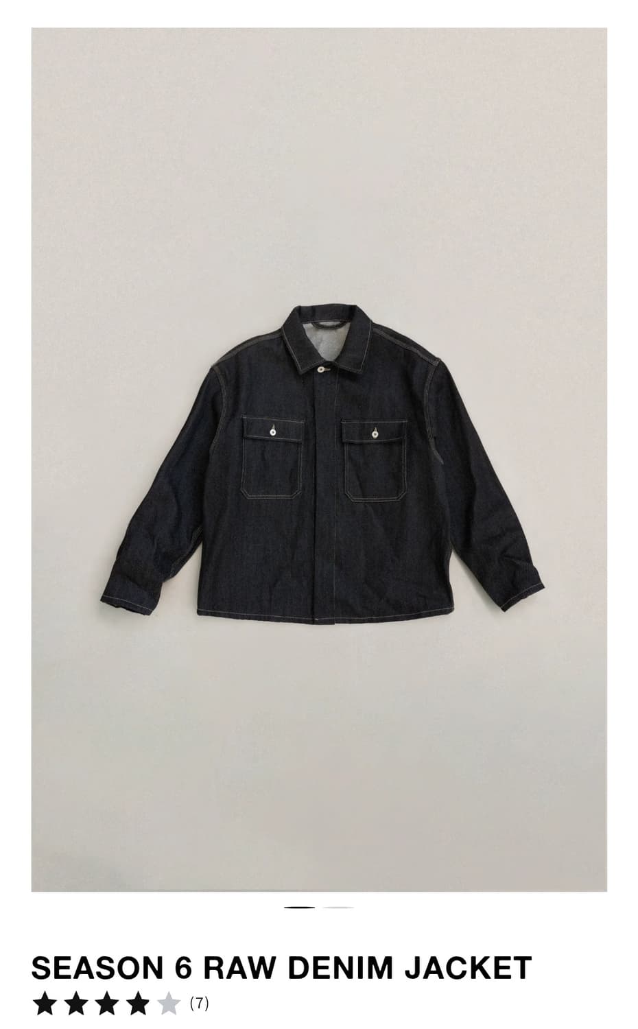 yeezy laa 시즌6 자켓 데님자켓 xl  상품이미지1