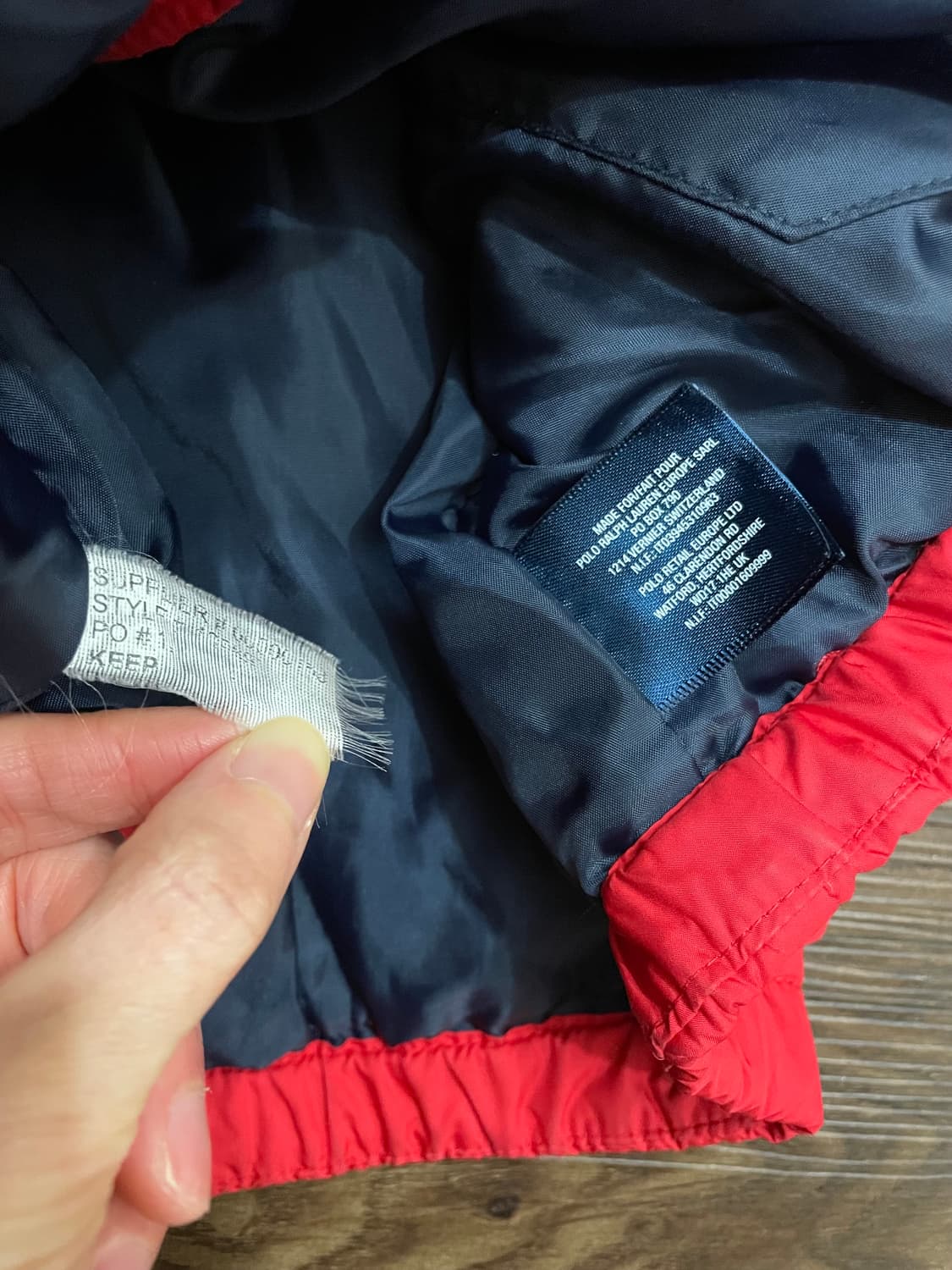 폴로 랄프로렌 빅포니 다운 패딩 푸퍼 자켓 레드 상품이미지8