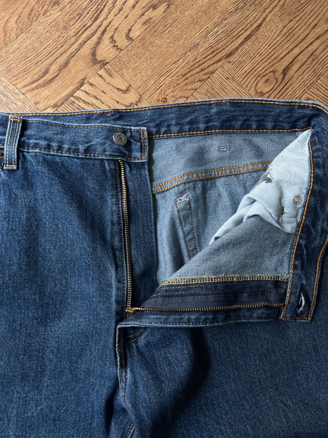 [40]리바이스 517 미디엄블루 워싱 플레어진 F21 상품이미지3