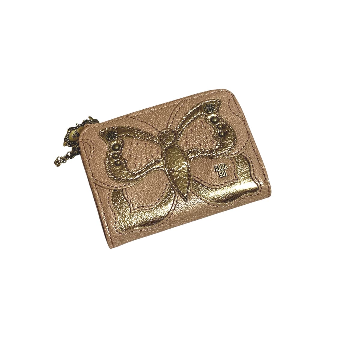 안나수이 핑크베이지 반지갑 상품이미지1