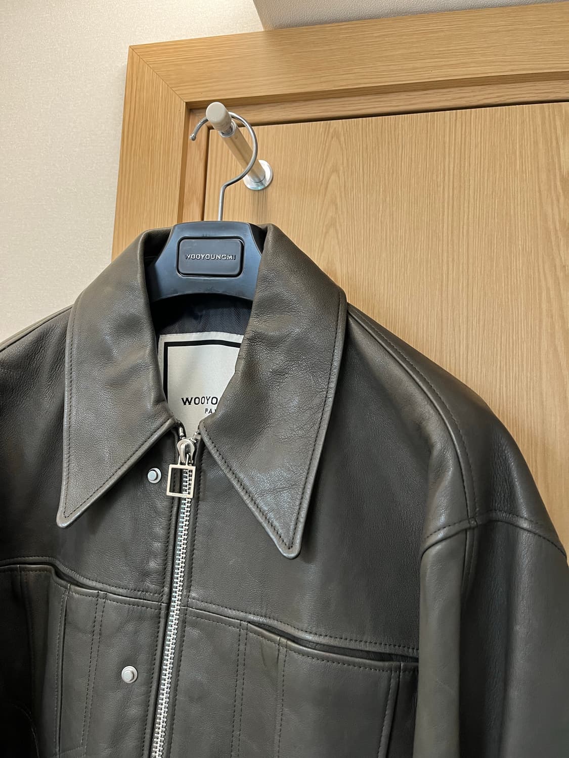 우영미 가죽자켓 상품이미지1