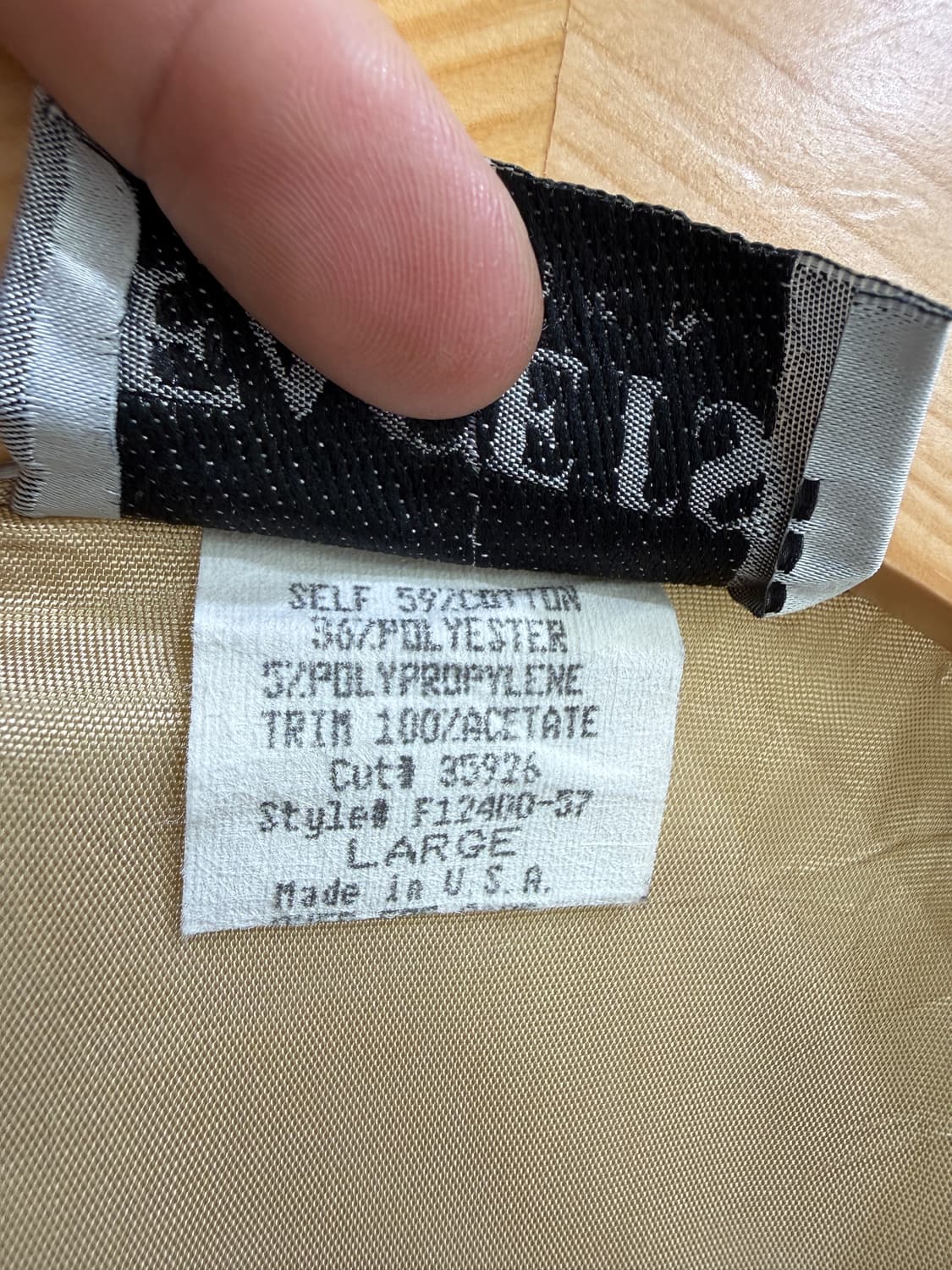 빈티지 FACETS (Made in USA) 자카드 베스트  상품이미지7
