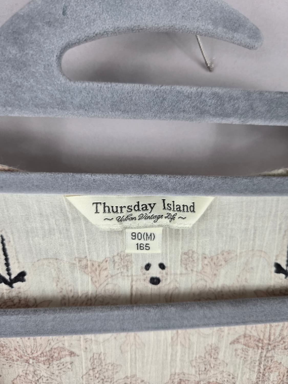 [무료배송]써스데이아일랜드 M 여성 보헤미안 민소매 볼륨 쉬폰 원피스 상품이미지8